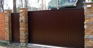 Купить откатные ворота консольные Красноуфимск, цена от 2790 руб.