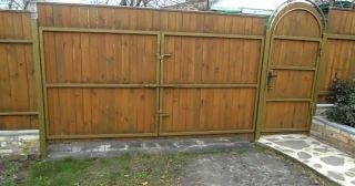 Купить распашные ворота деревянные Красноуфимск, цена от 2738 руб.